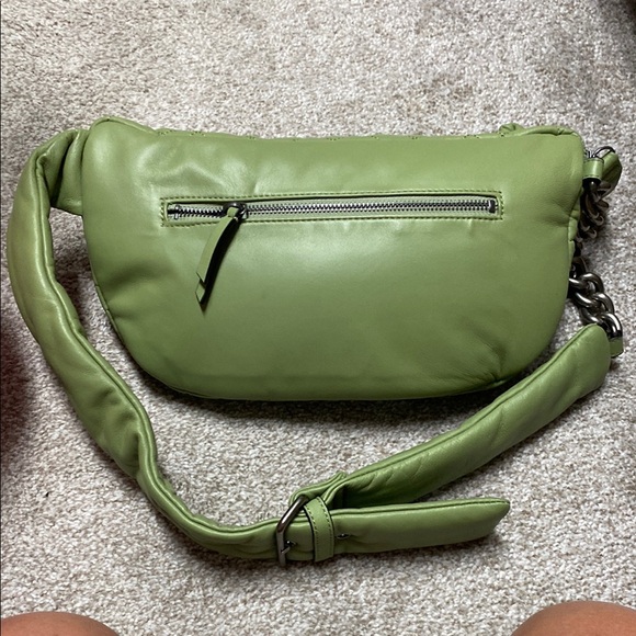 NEW Kurt Geiger Green Quilted Belt Bag - Picture 6 of 6